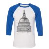 Unisex Three-Quarter Sleeve Baseball Tee Thumbnail